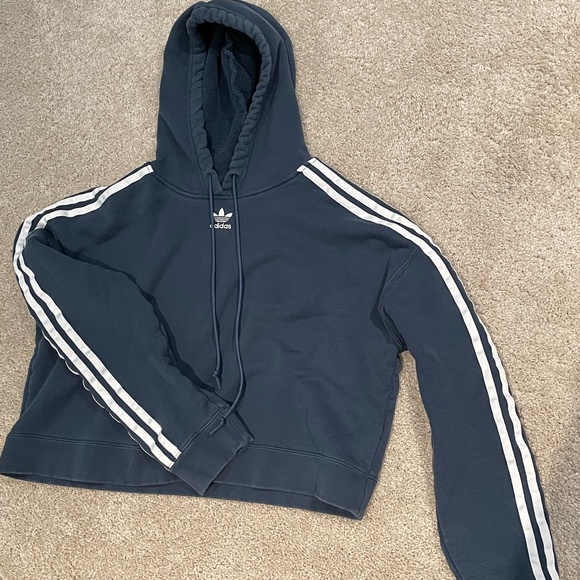 Adidas Cropped Crewneck - Picture 1 of 2